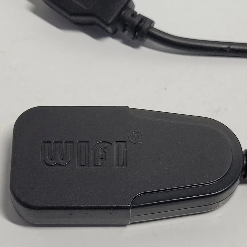 Wi-Fi USB Adapter Receiver Cable To HD TV (NO DONGLE INCLUDED). Wi-Fi Antenna. A
